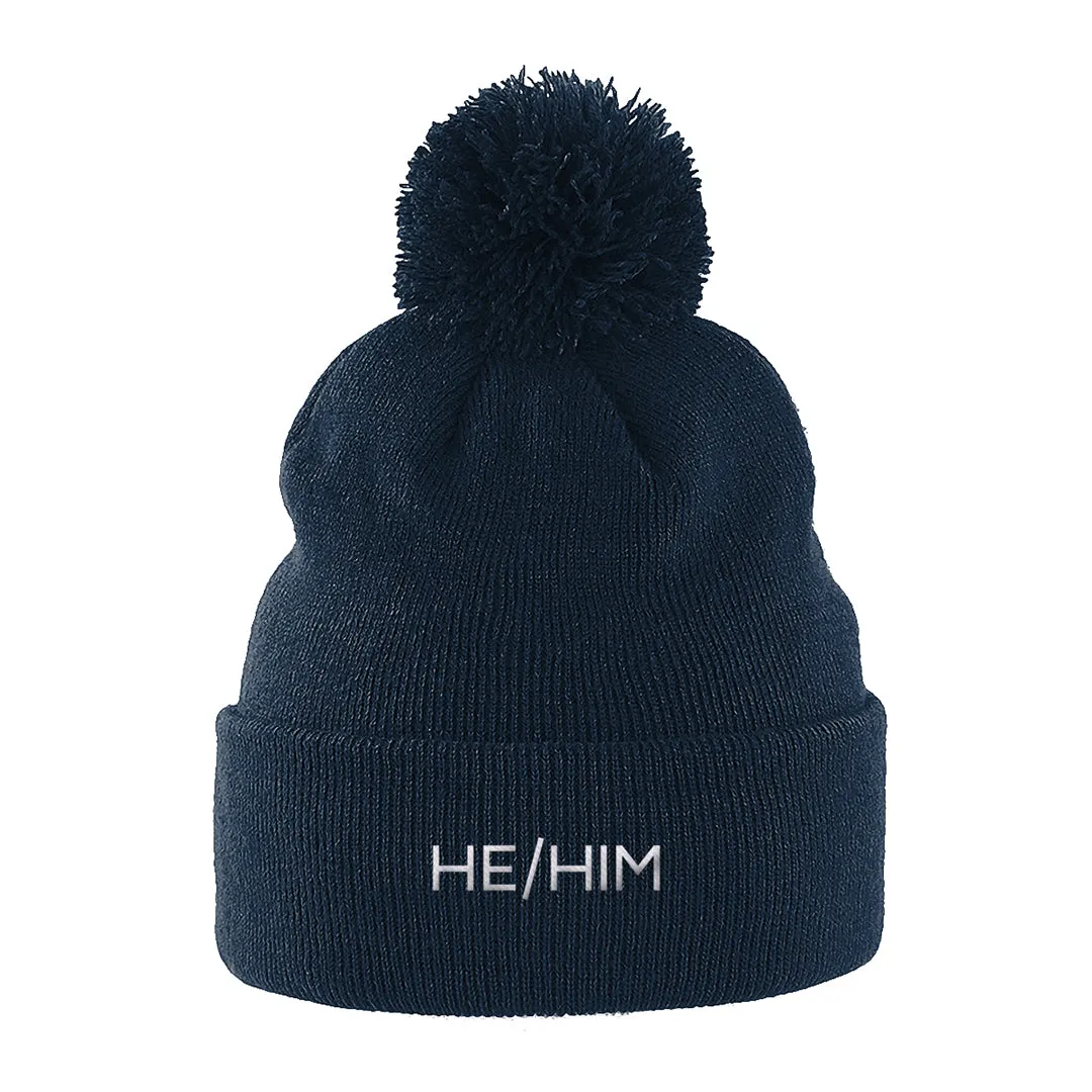 He/Him Pronouns Beanie Hat