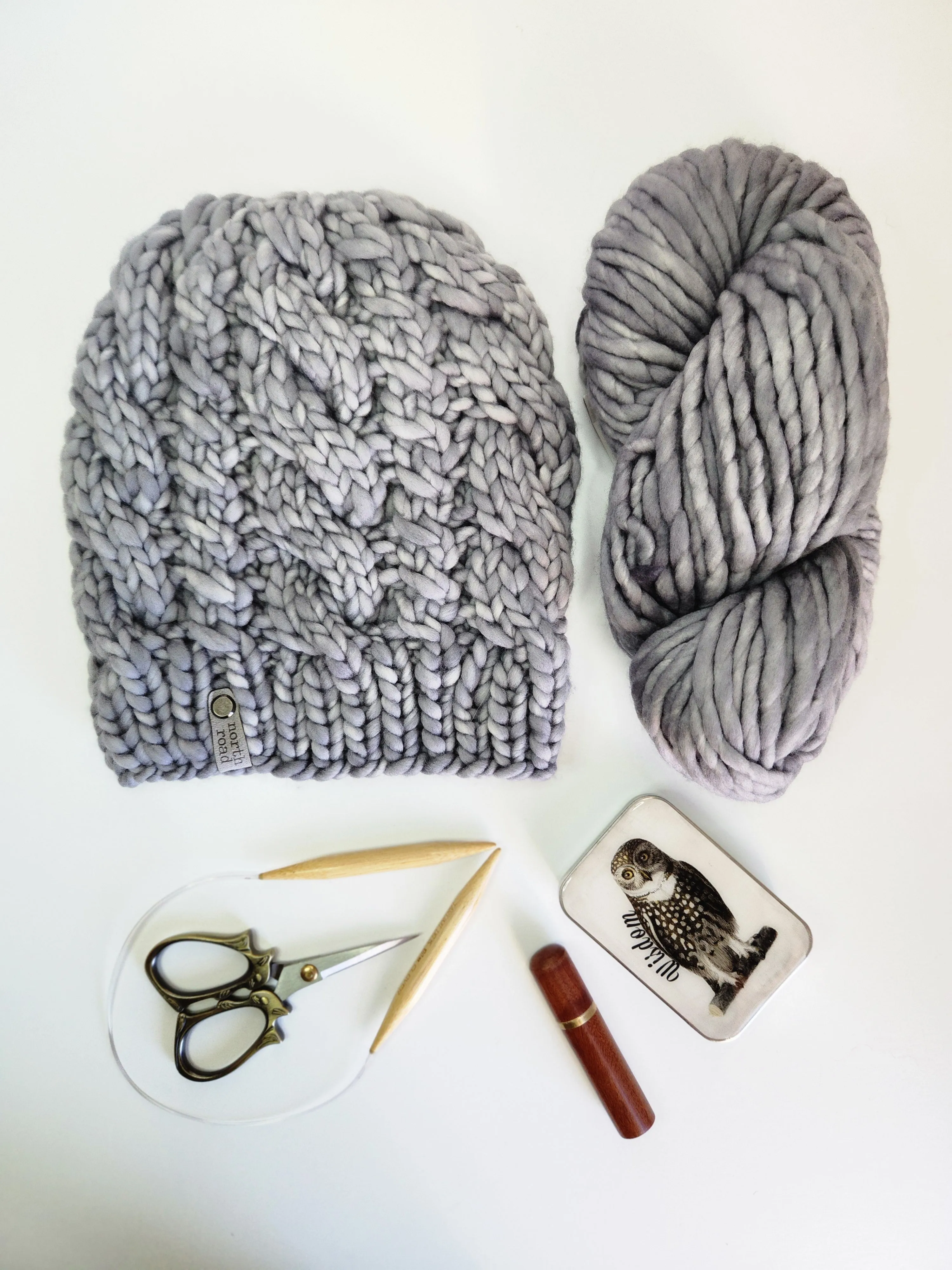 Hibernation Cable Hat Knitting Pattern