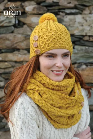 Honeycomb Aran Hat