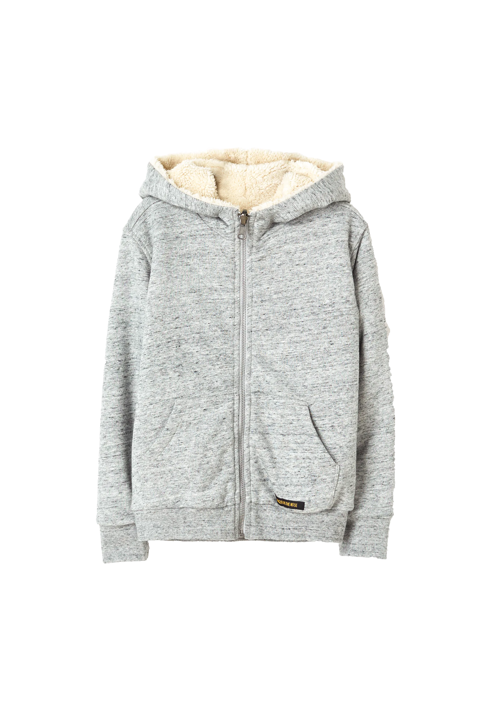 HOOPER Heather Grey - Reversible  Zipped Hoodie