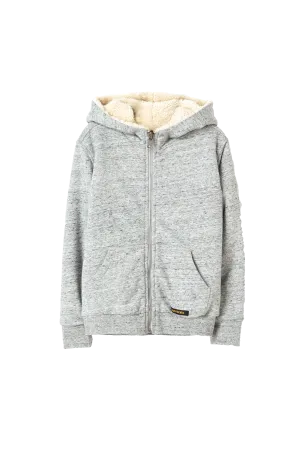 HOOPER Heather Grey - Reversible  Zipped Hoodie