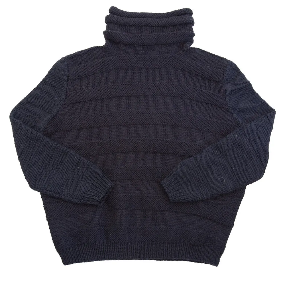 Horizontal Knit Turtleneck