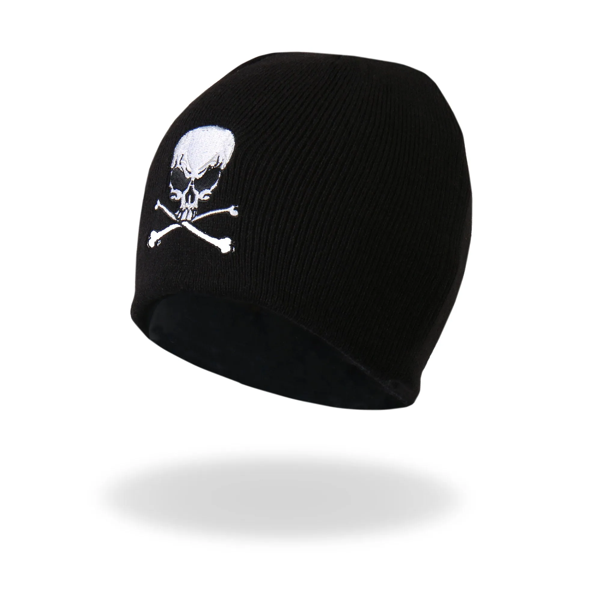 Hot Leathers KHB1010 Skull and Crossbones Knit Cap