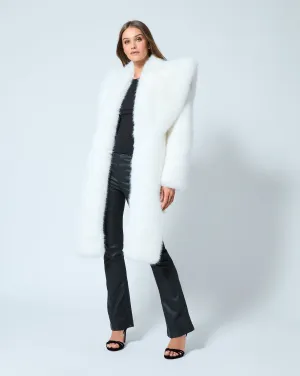 Hourglass Faux Fox Fur Coat