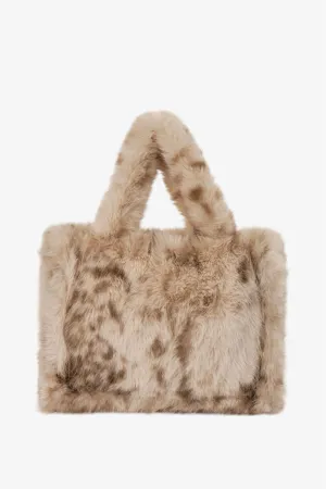 JADE LEO | Faux Fur Tote Bag