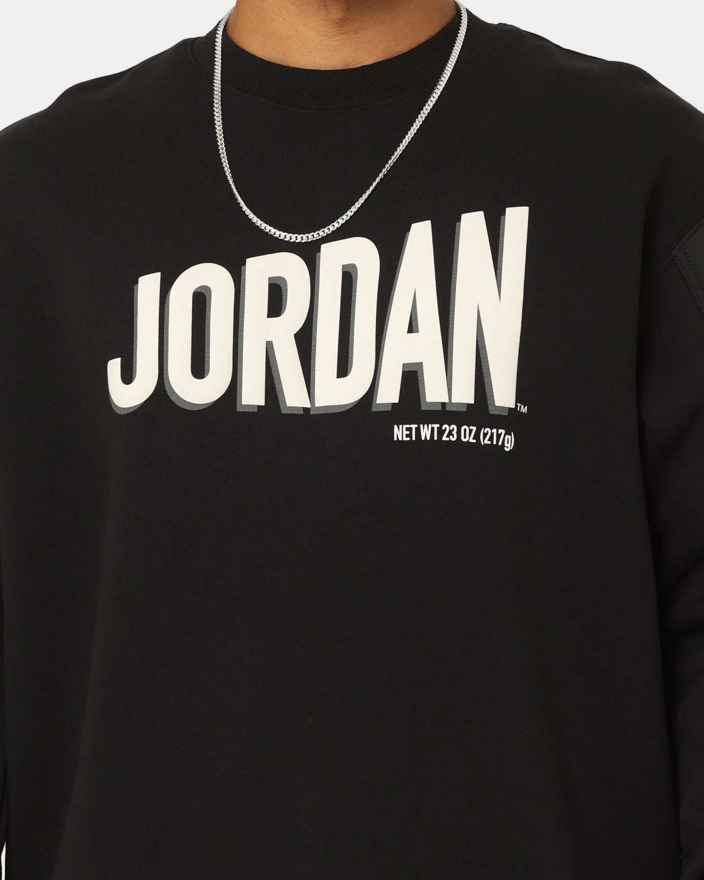 Jordan Flight MVP Graphic Fleece Crewneck Black/Phantom