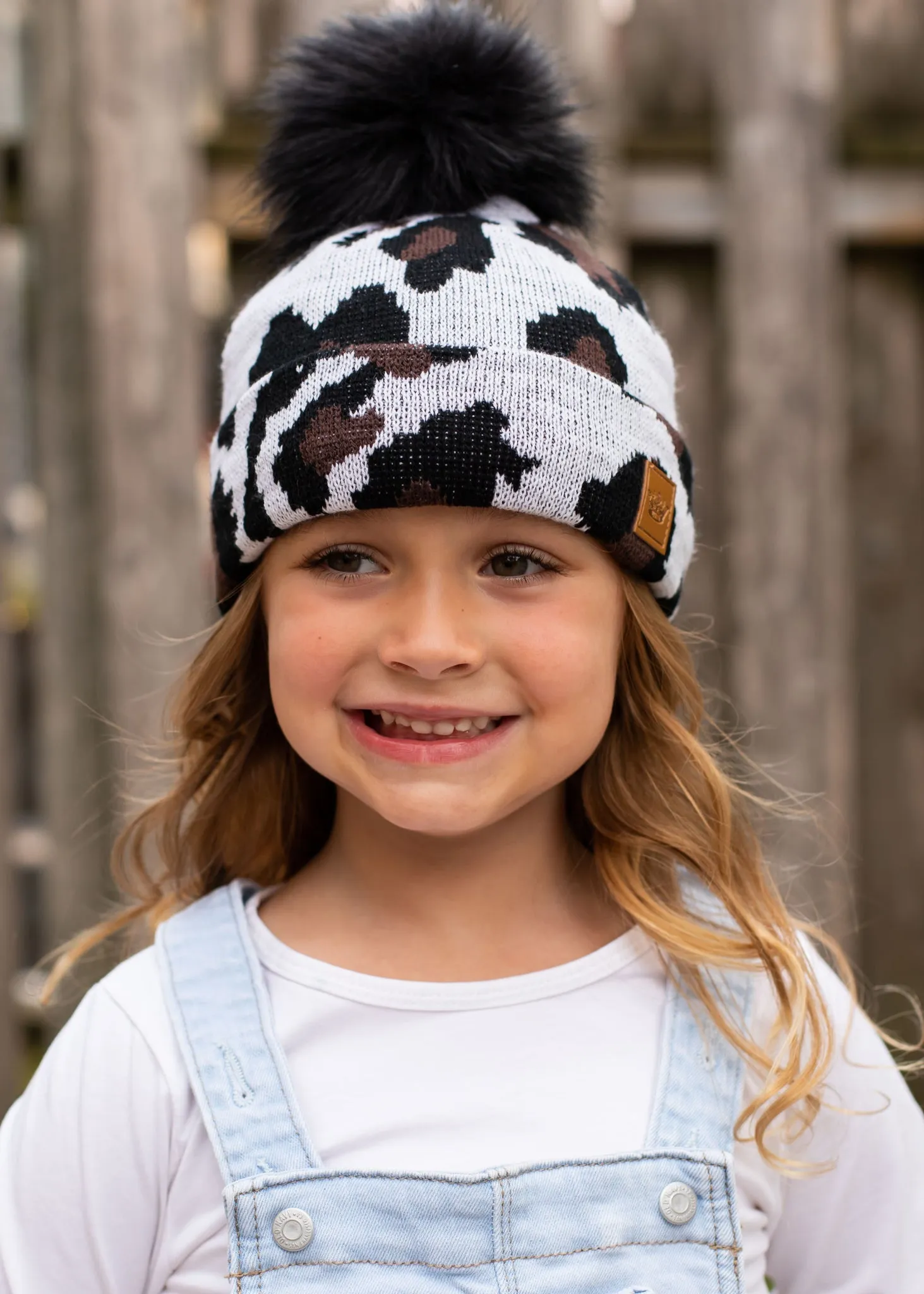 Kids Beanies with Pom