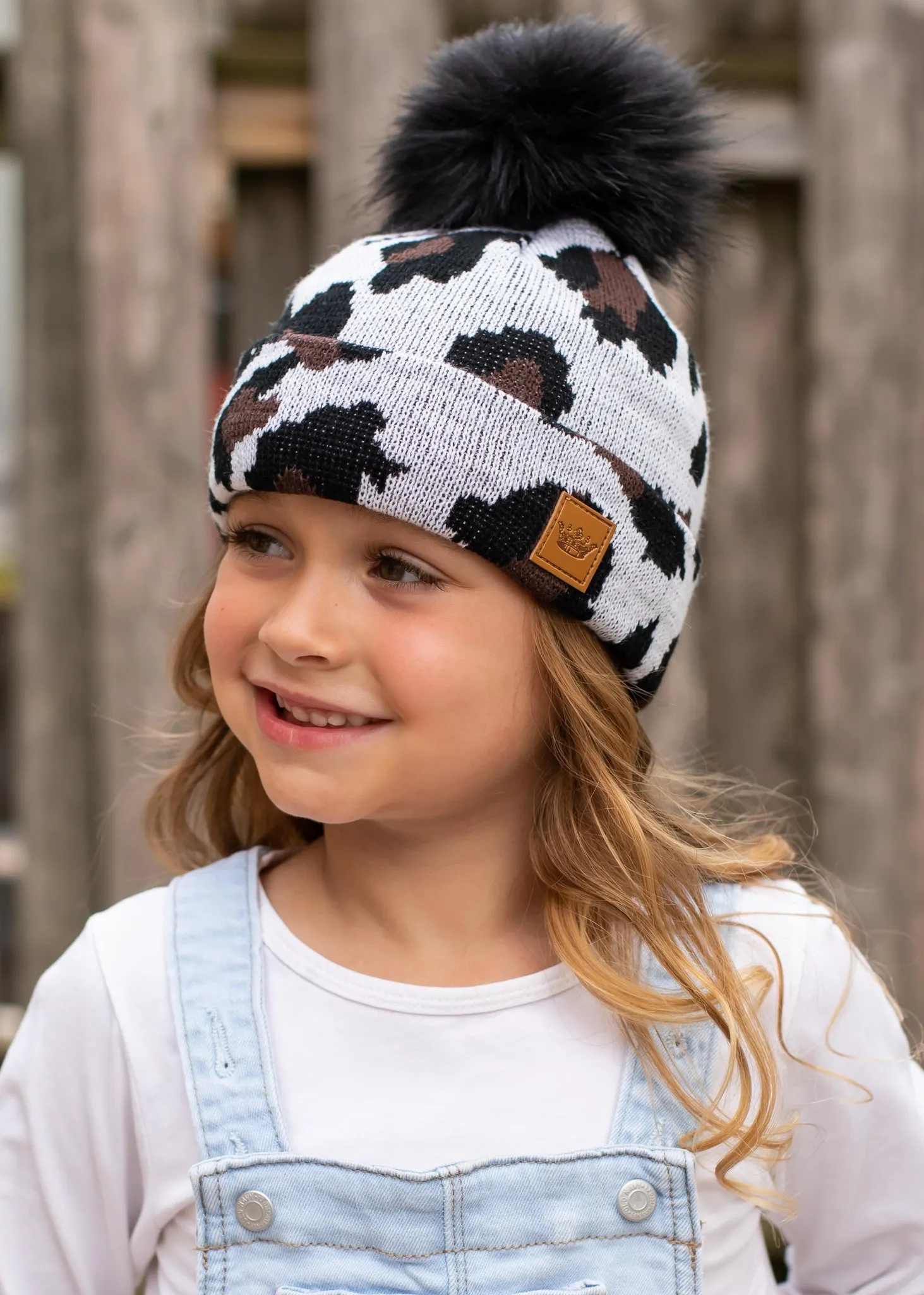 Kids Beanies with Pom