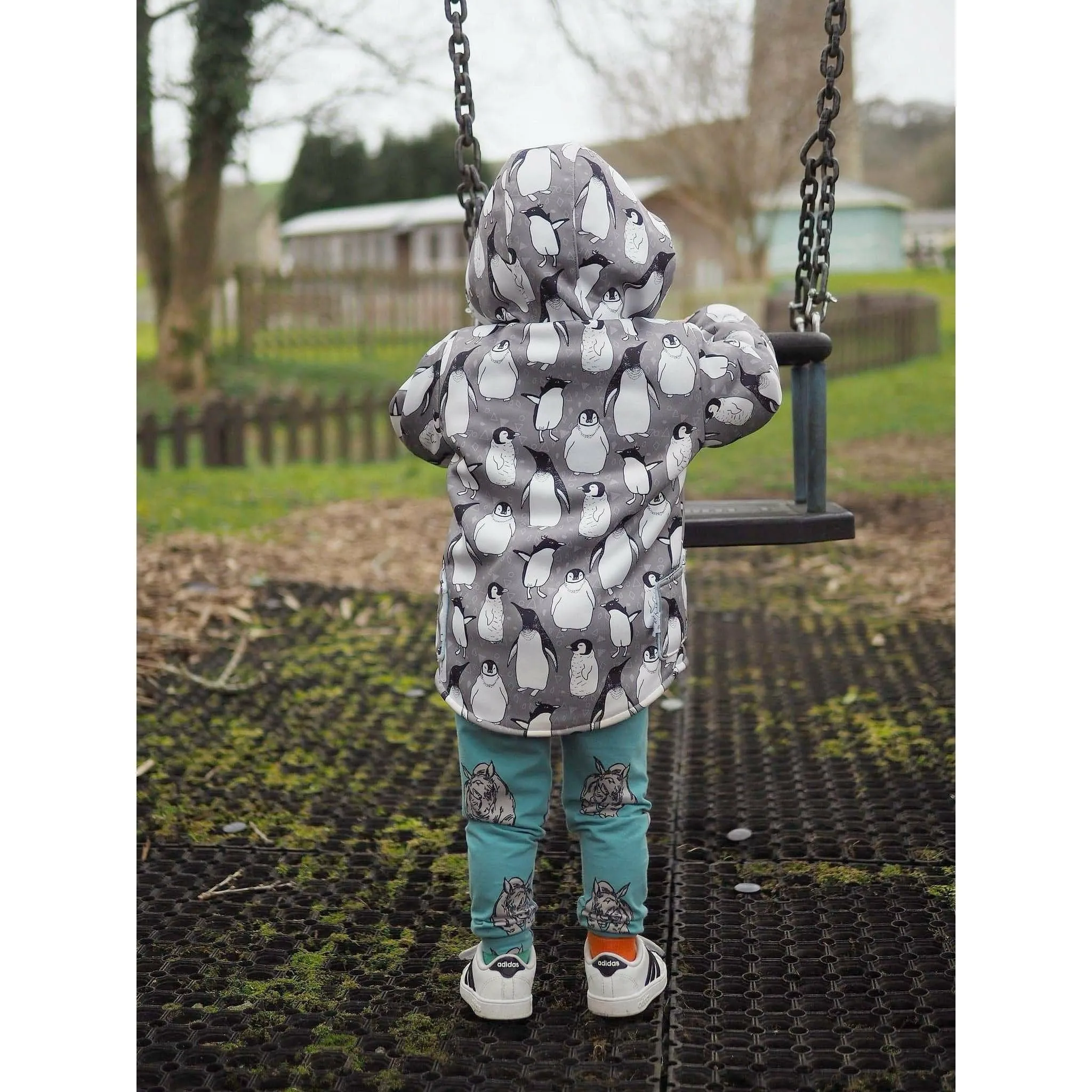 Kids Waterproof Jacket | Penguins Splasher