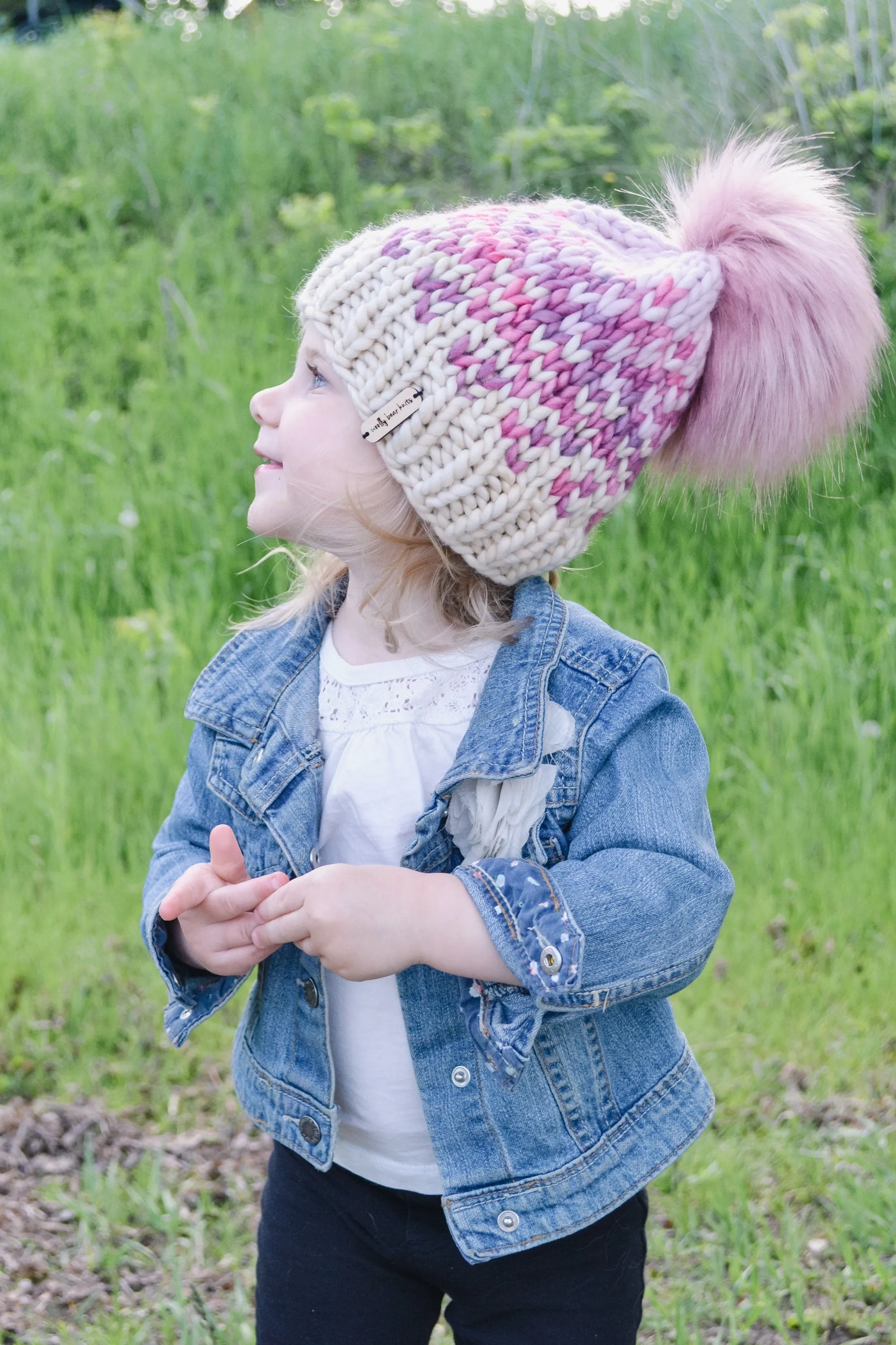 KNITTING PATTERN: Sunrise Hat, Easy Fair Isle Hat Knitting Pattern for Super Bulky Yarn