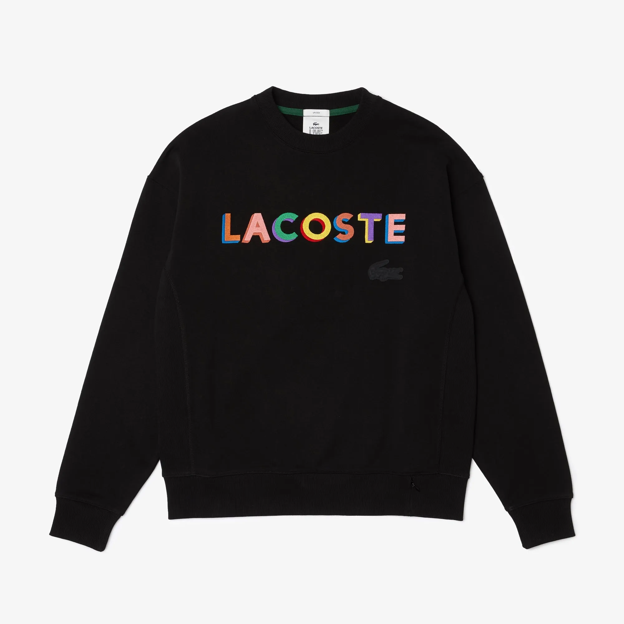 Lacoste Men's LIVE Loose Fit Embroidered Fleece Sweatshirt