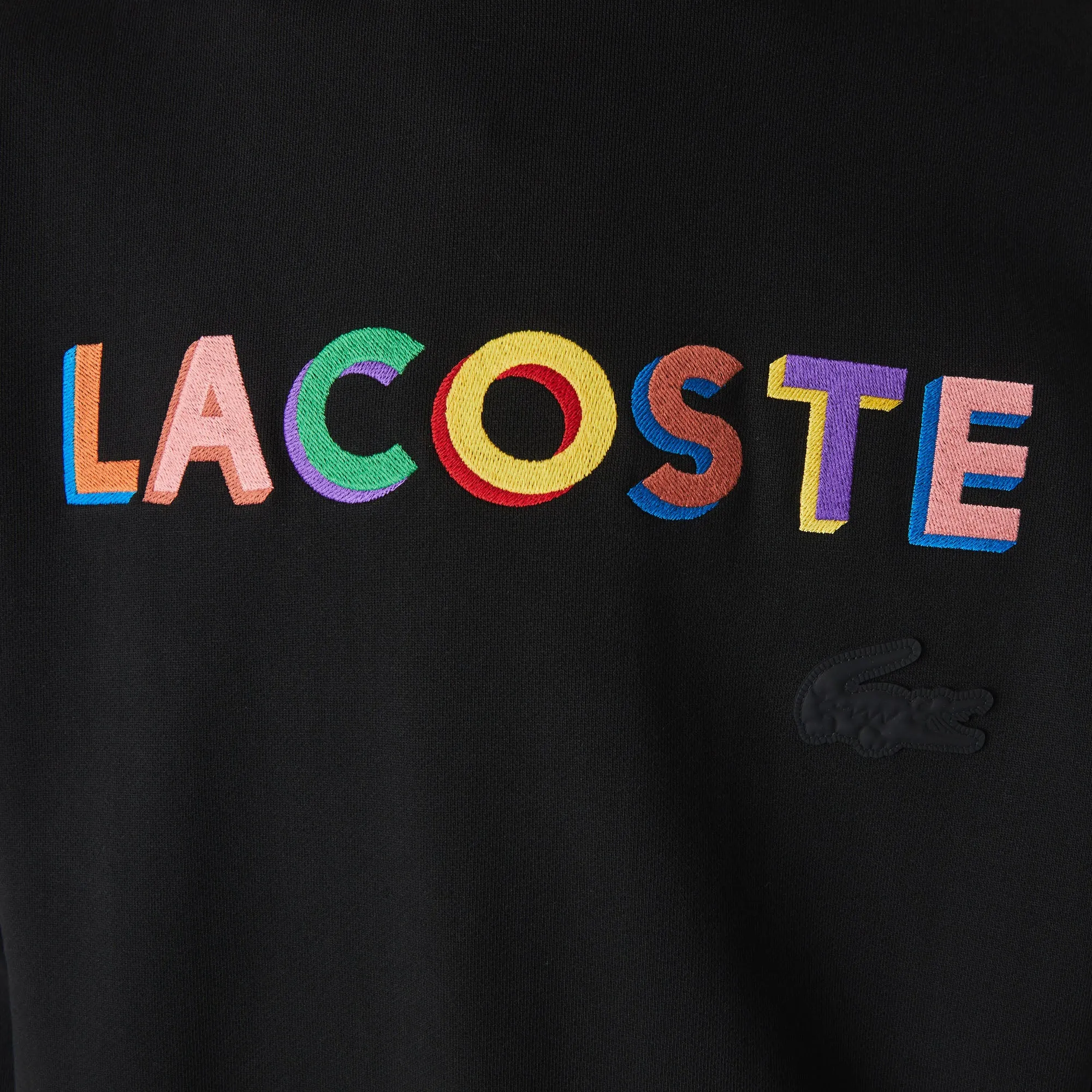 Lacoste Men's LIVE Loose Fit Embroidered Fleece Sweatshirt