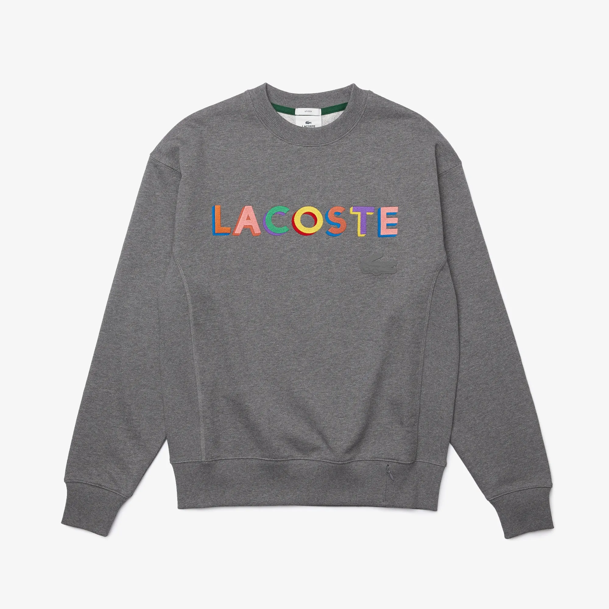 Lacoste Men's LIVE Loose Fit Embroidered Fleece Sweatshirt