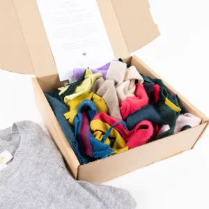 Large Cashmere Crafter's Box with Preloved Jumper