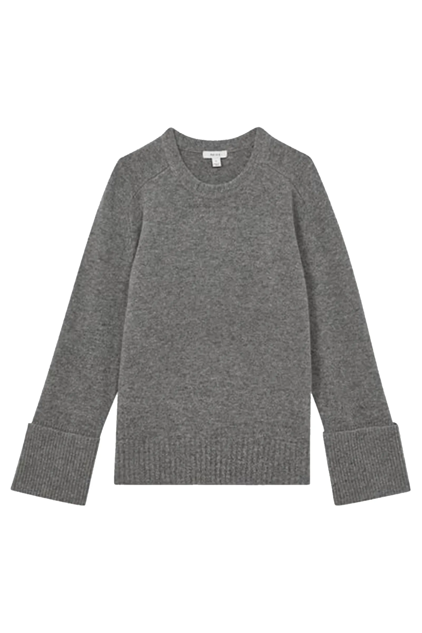 Laura Charcoal Casual Cashmere Crew Neck Jumper