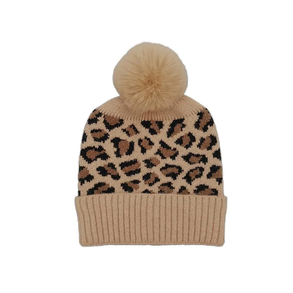 Leopard Beanies