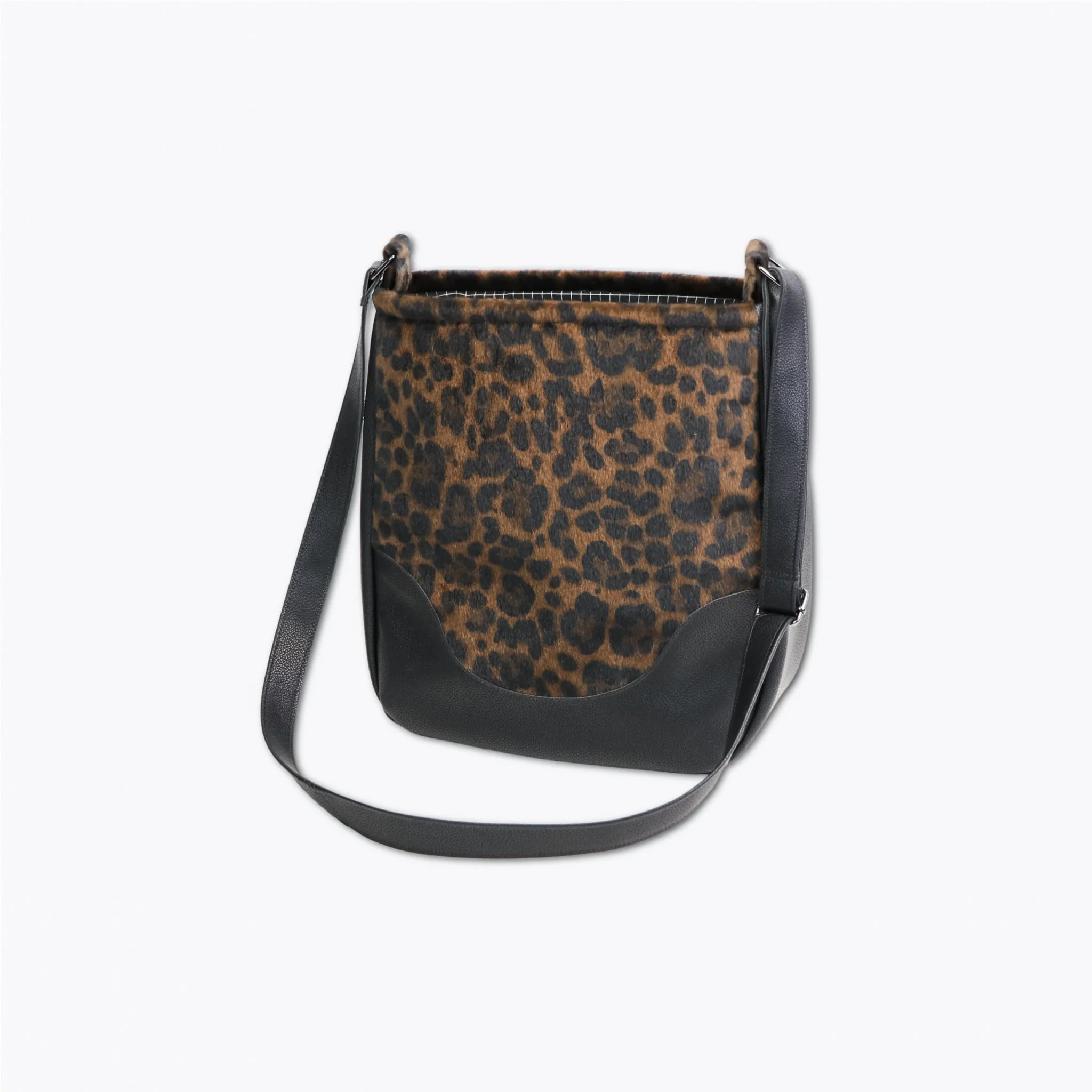 Leopard Black Walnut Faux Fur