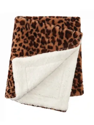 Leopard Faux Fur Blanket