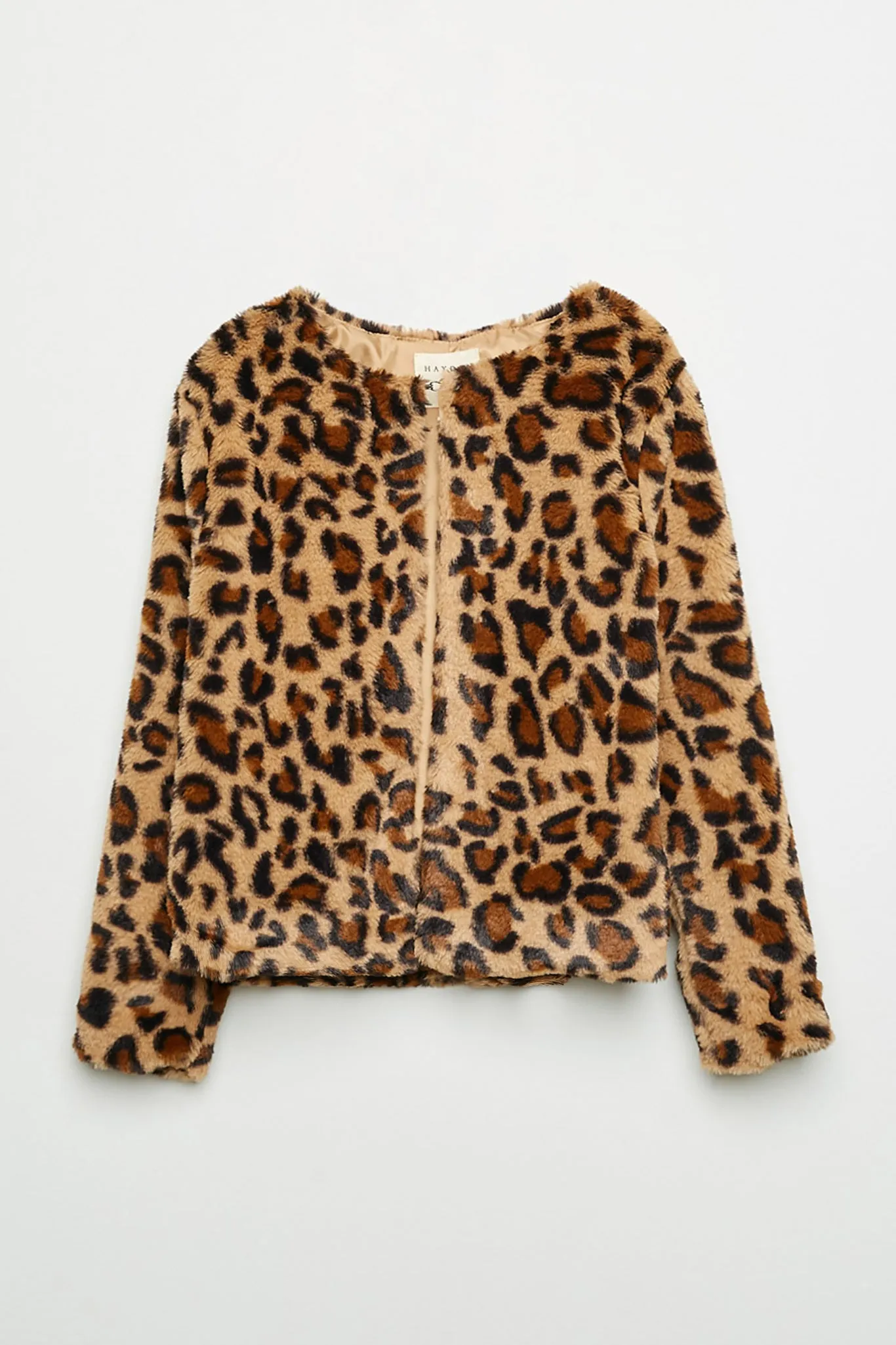 Leopard Faux Fur Jacket