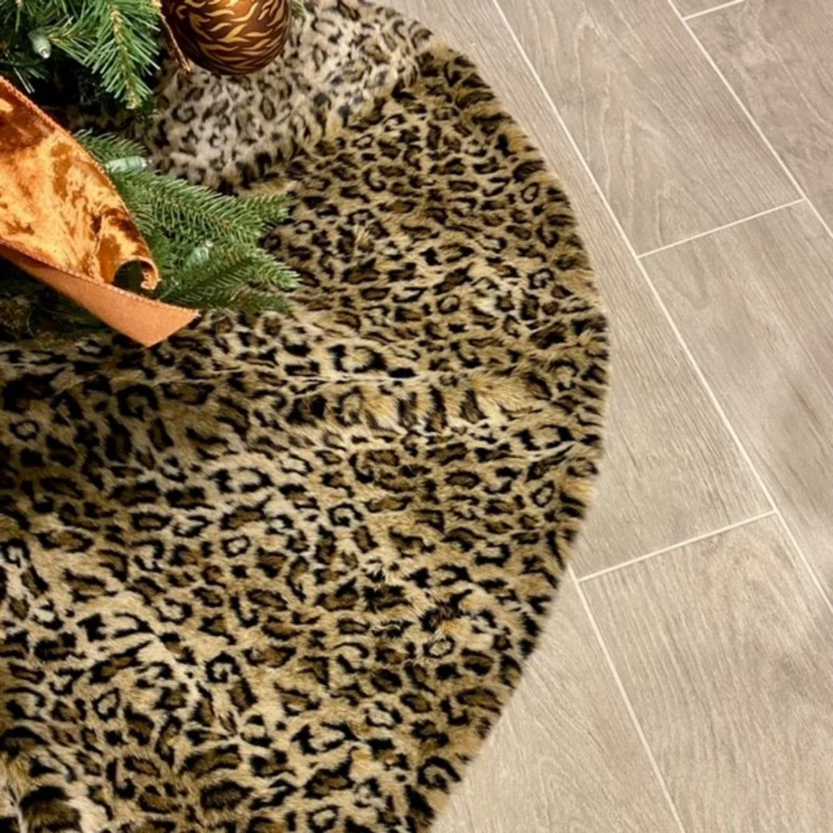 Leopard Fur Tree Skirt