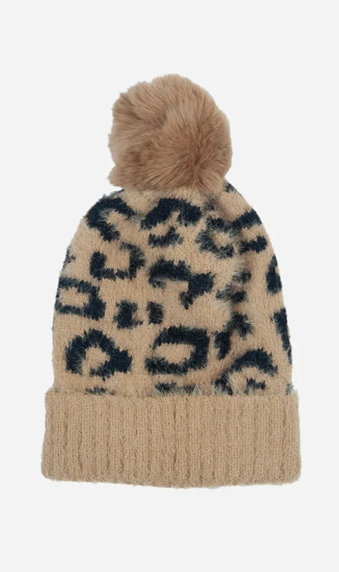 Leopard Print Pom Pom