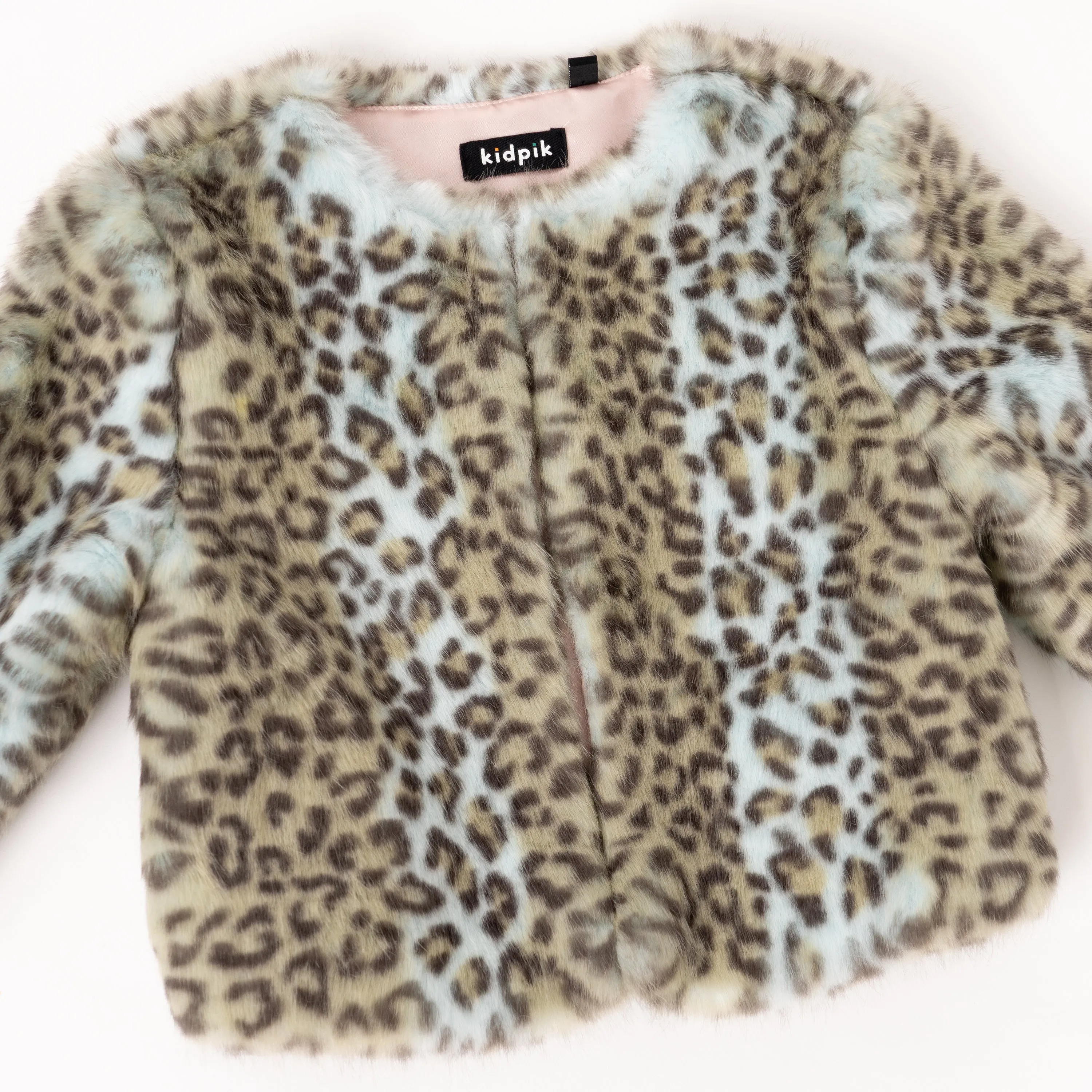 Leopard Printed Fur Jacket