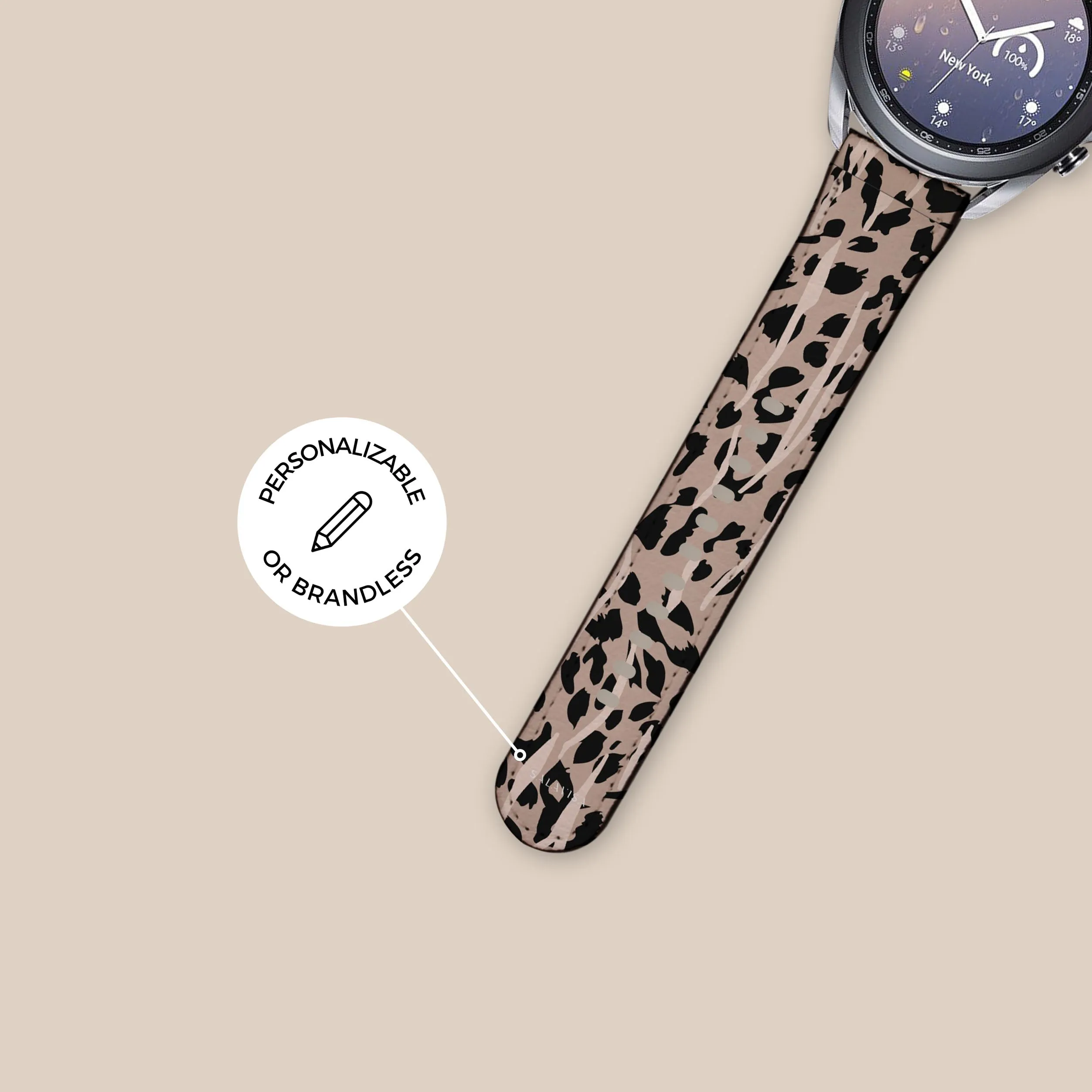 Leopard Skin Galaxy Watch Band