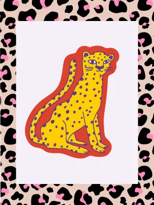 Leopard Sticker