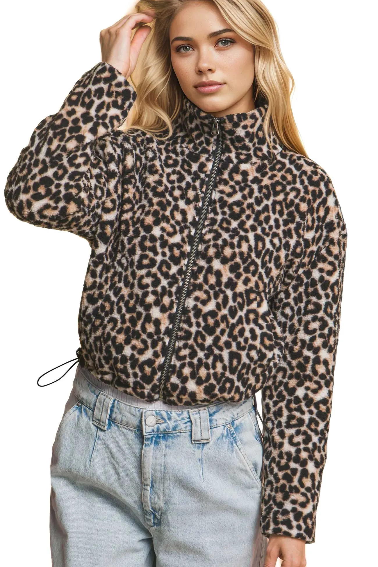 Leopard Teddy Jacket