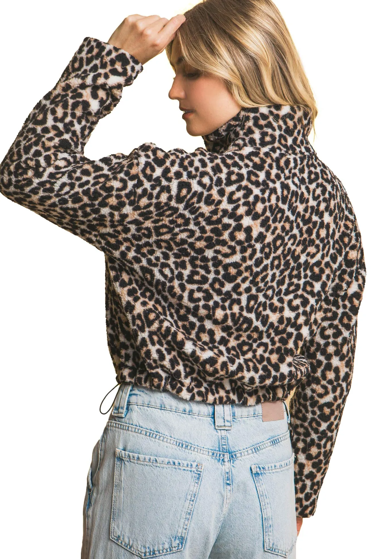 Leopard Teddy Jacket