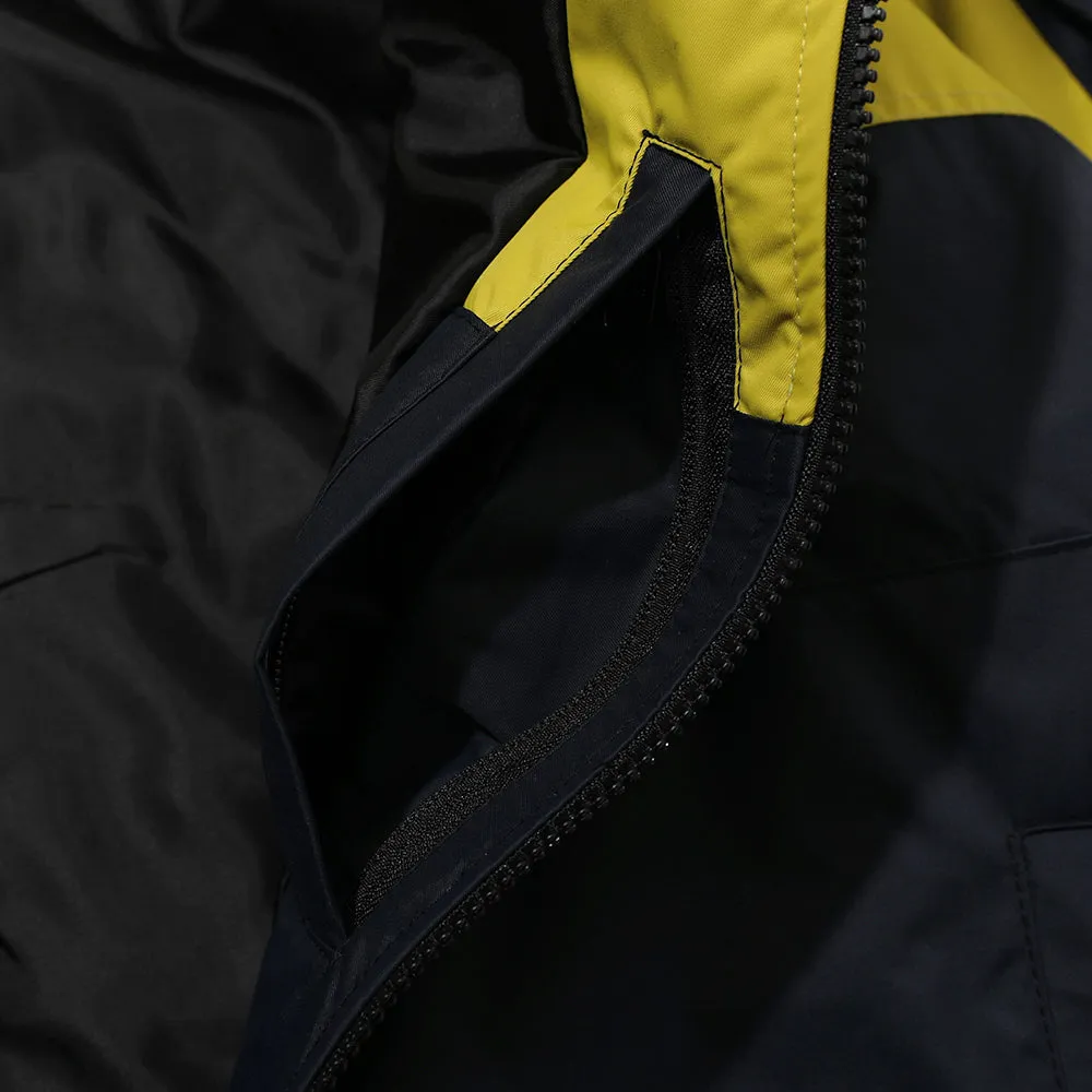 LIGHT POCKET HOODED JACKET LIME / CHARCOAL