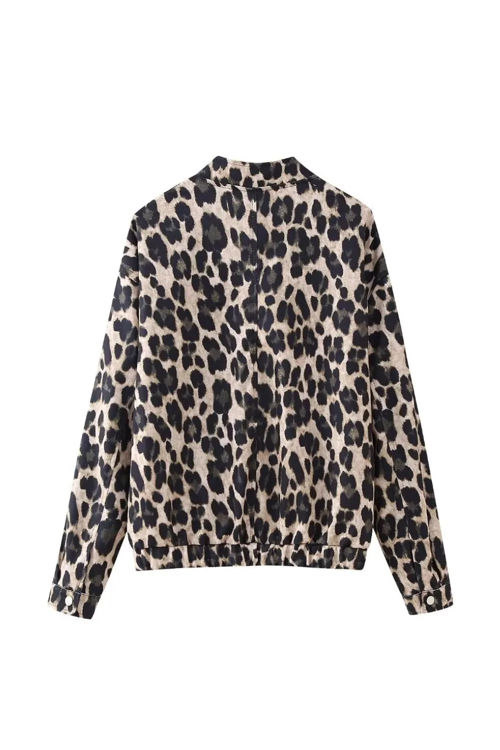 'Lily' Leopard Print Jacket Long Sleeve Coat