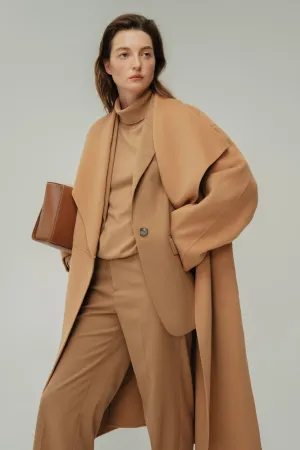 LILY Wool-Blend Wool Coat