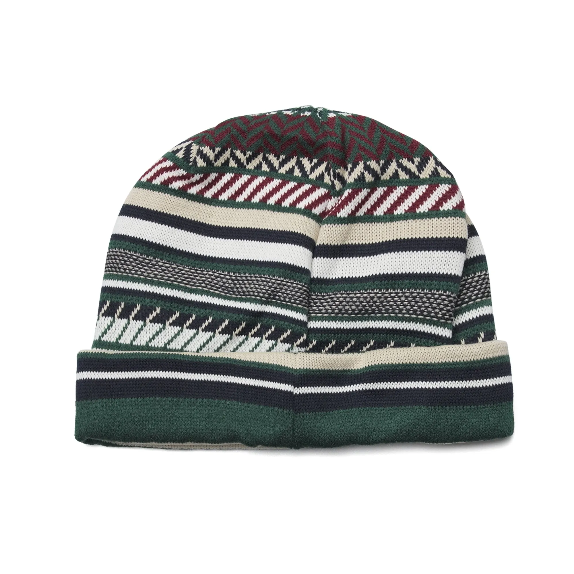 LOGO KNIT BEANIE ETHNIC NAVY