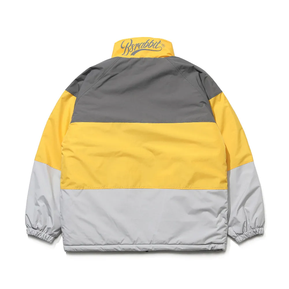 LOGO PADDING JUMPER YELLOW GRAY