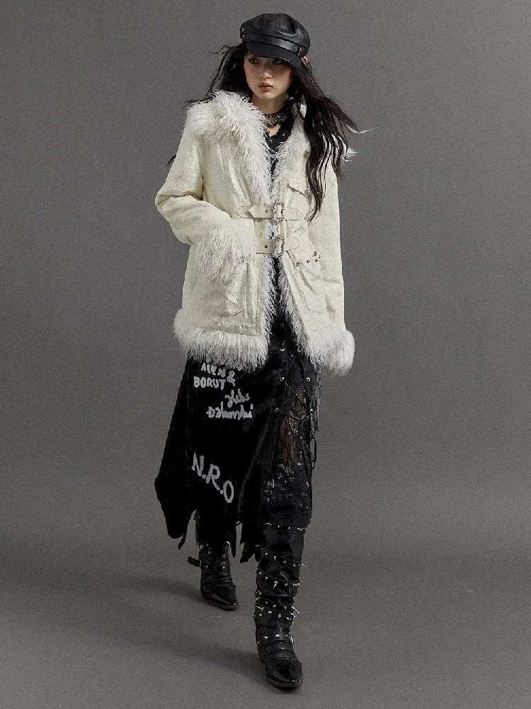 Loose Long Thickened Plush Coat Fur【s0000010321】