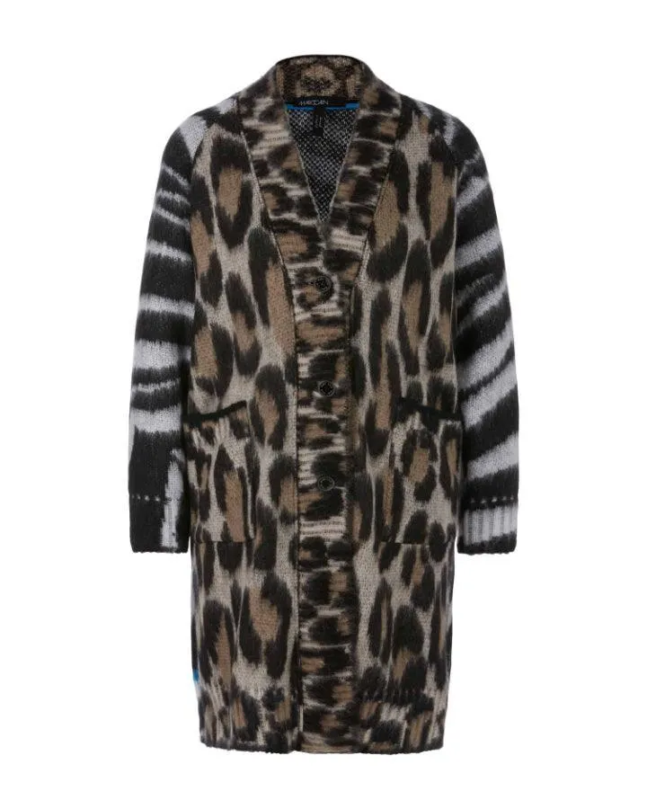 Marc Cain Mixed Animal Print Coatigan