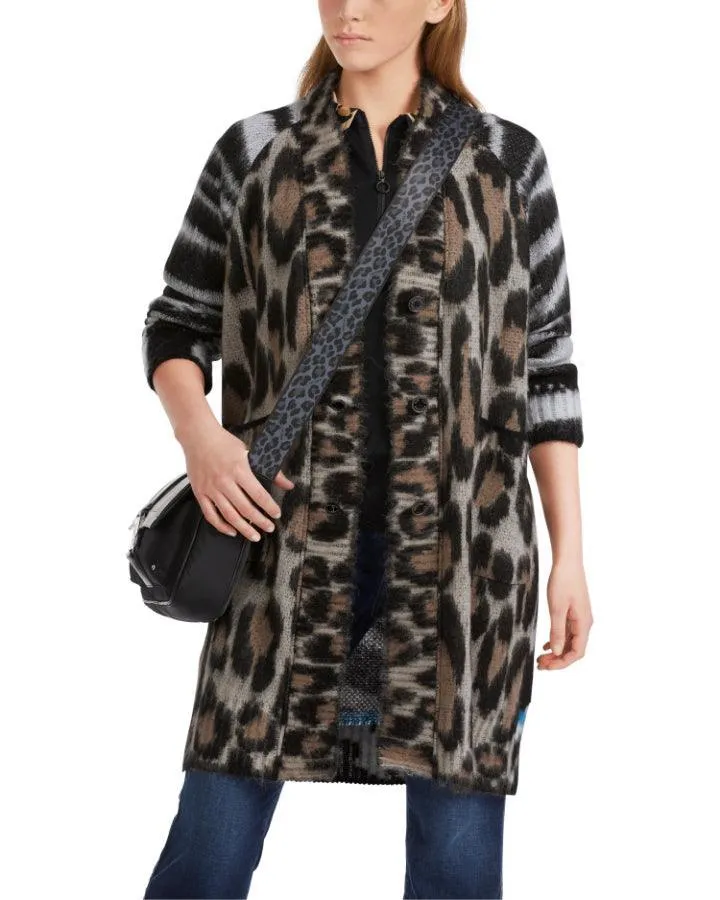 Marc Cain Mixed Animal Print Coatigan