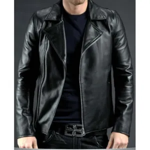 Men rider leather jacket, Men real leather jacket,Men biker leather jacket