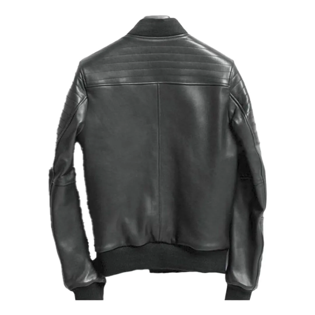 Men's Bomber Leather Jacket