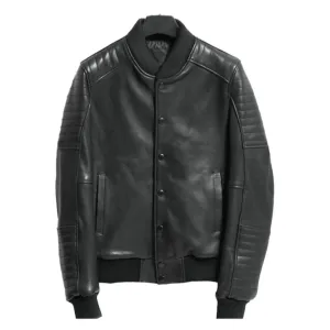 Men's Bomber Leather Jacket