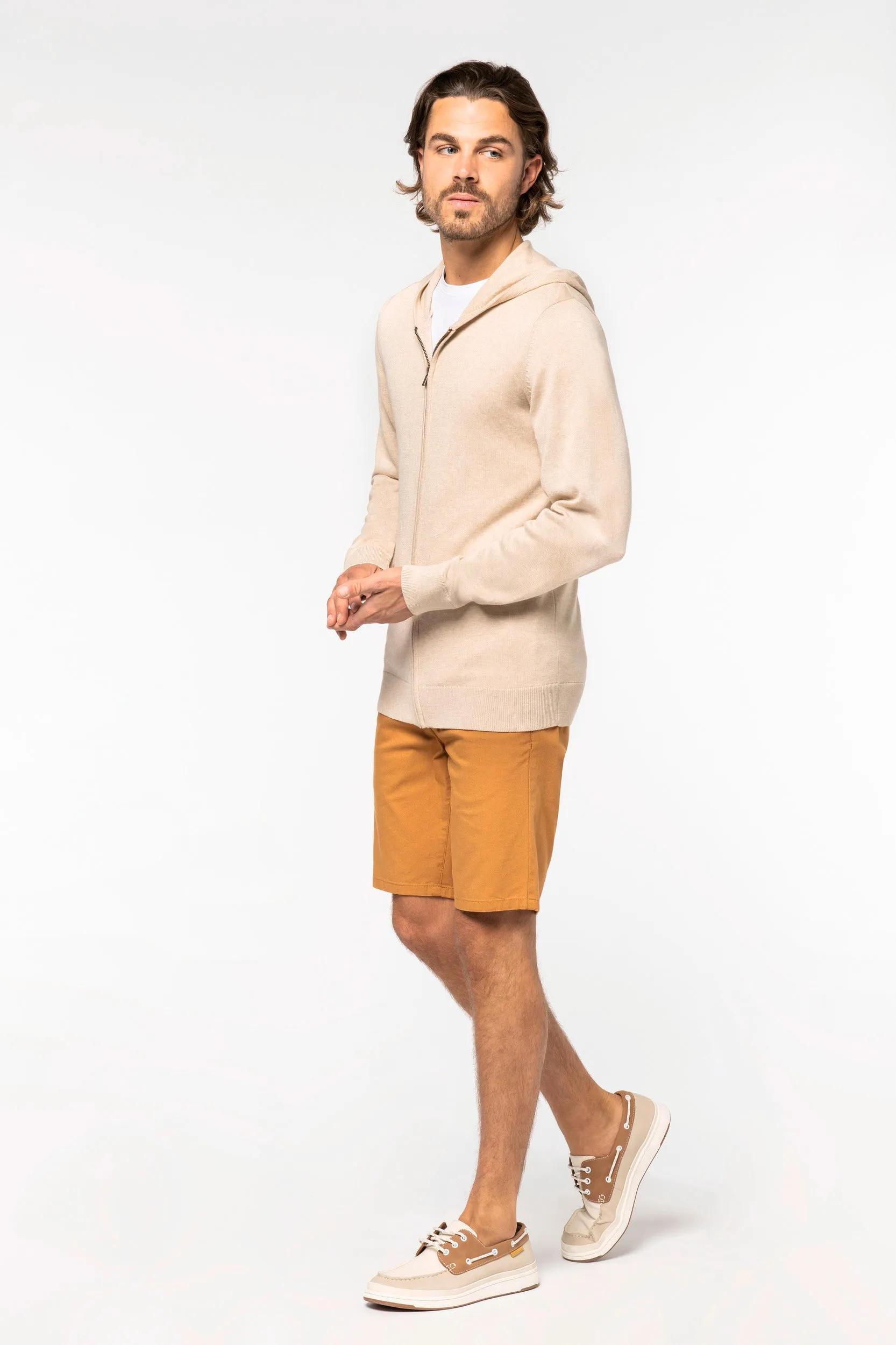 Men's Hooded Jumper With Lyocell Tencel - 245 g/m² - NS906