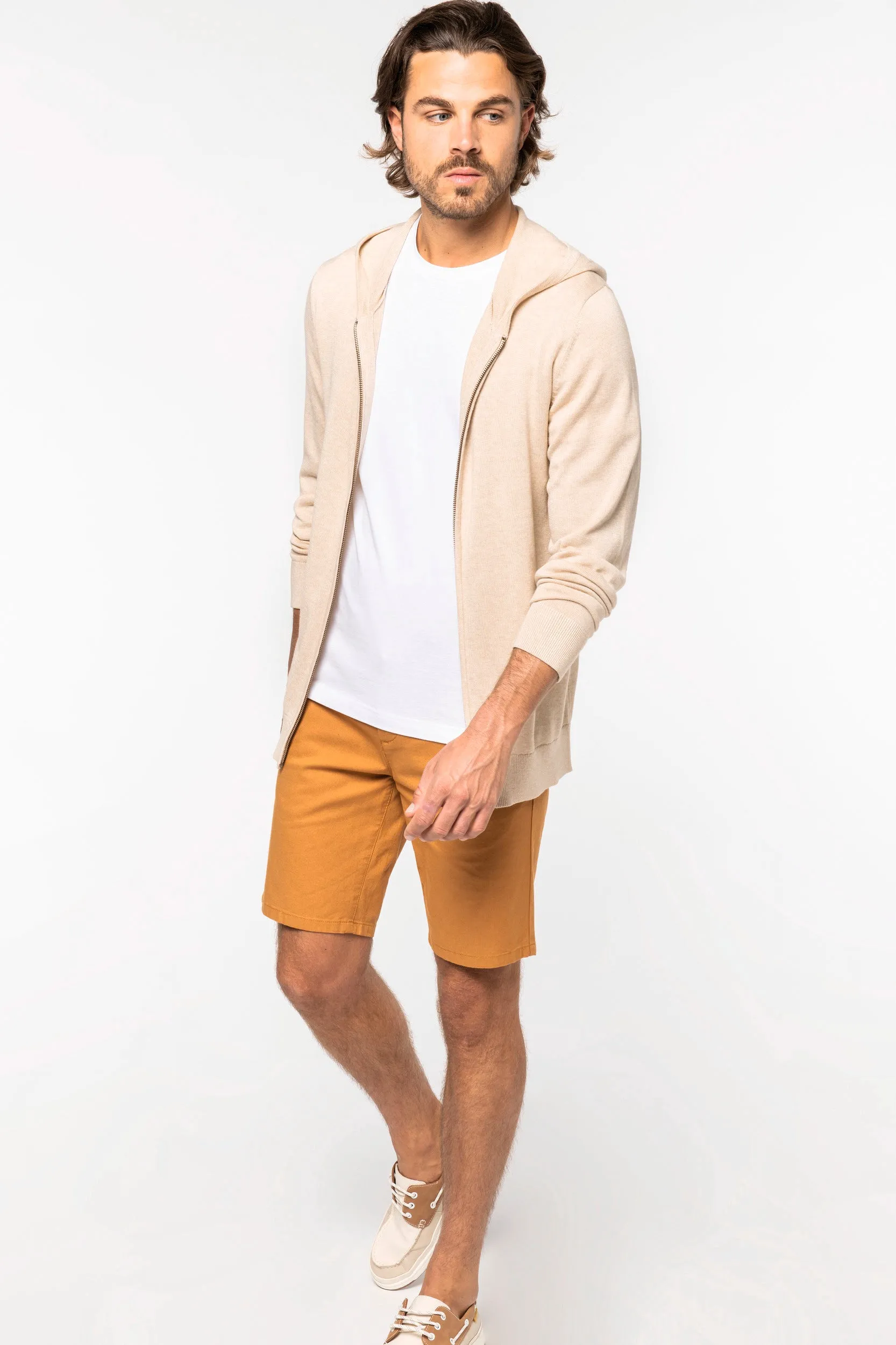 Men's Hooded Jumper With Lyocell Tencel - 245 g/m² - NS906