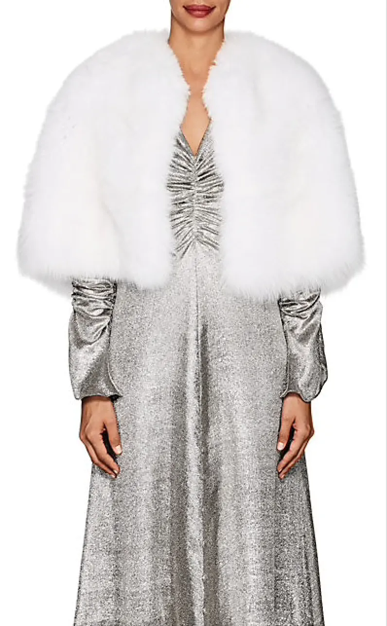 Michaela Fox Fur Cape