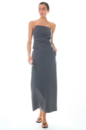 Mid-Waisted Maxi Skirt