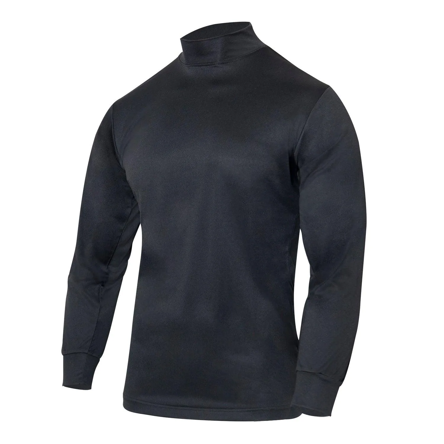 Moisture Wicking Mock Turtleneck - Black by Rothco