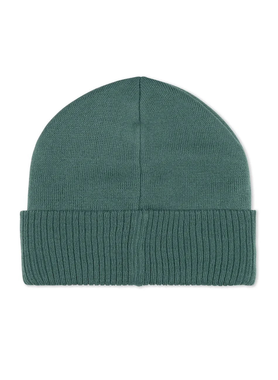 Nermal's Alpine Green Peekaboo Beanie