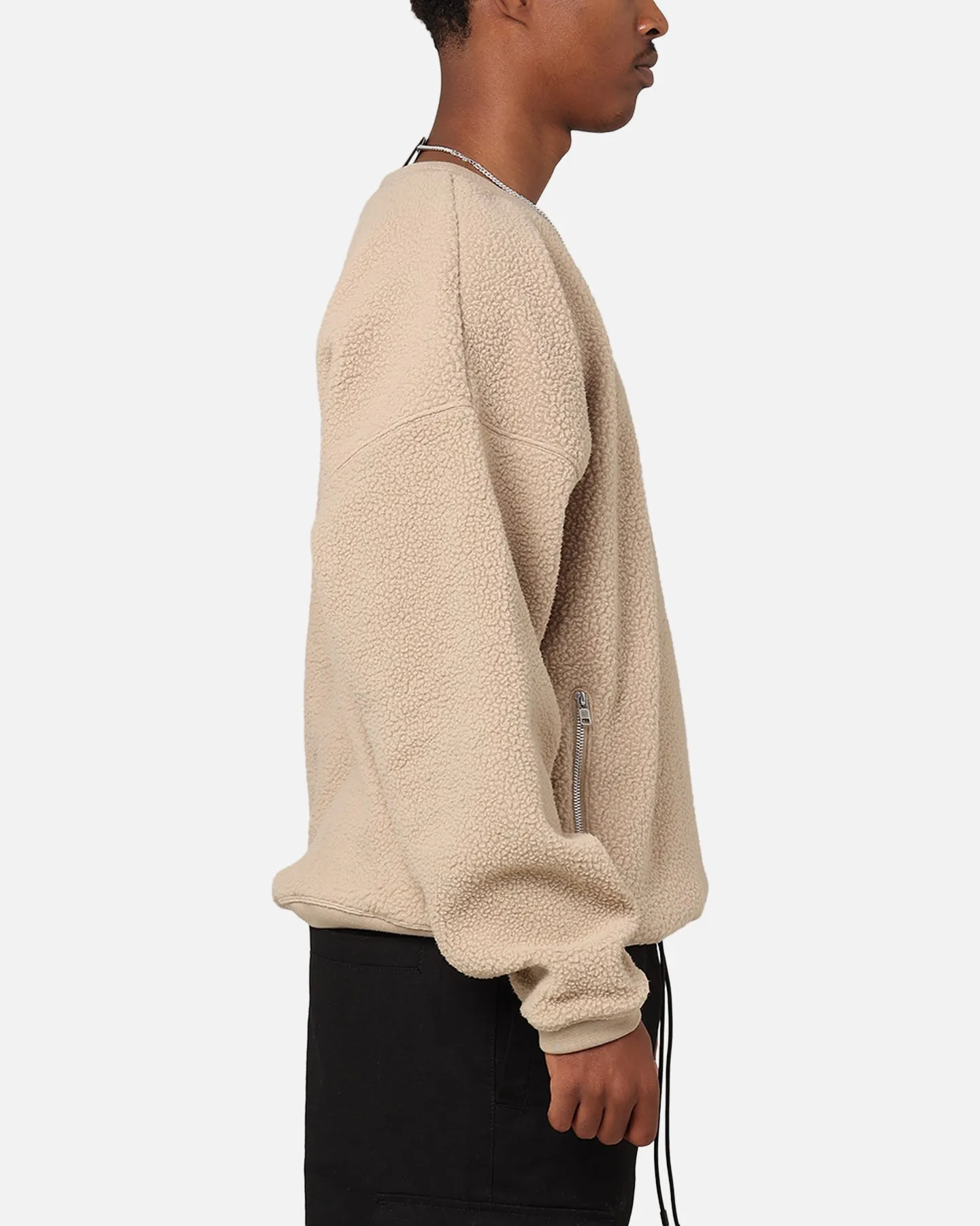 Nike Sherpa Winter Crewneck Khaki/Light Orewood