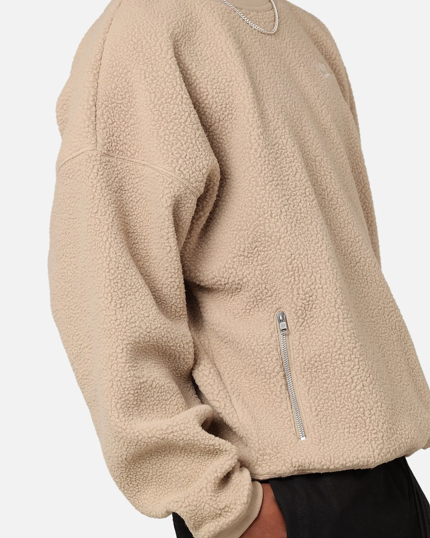 Nike Sherpa Winter Crewneck Khaki/Light Orewood