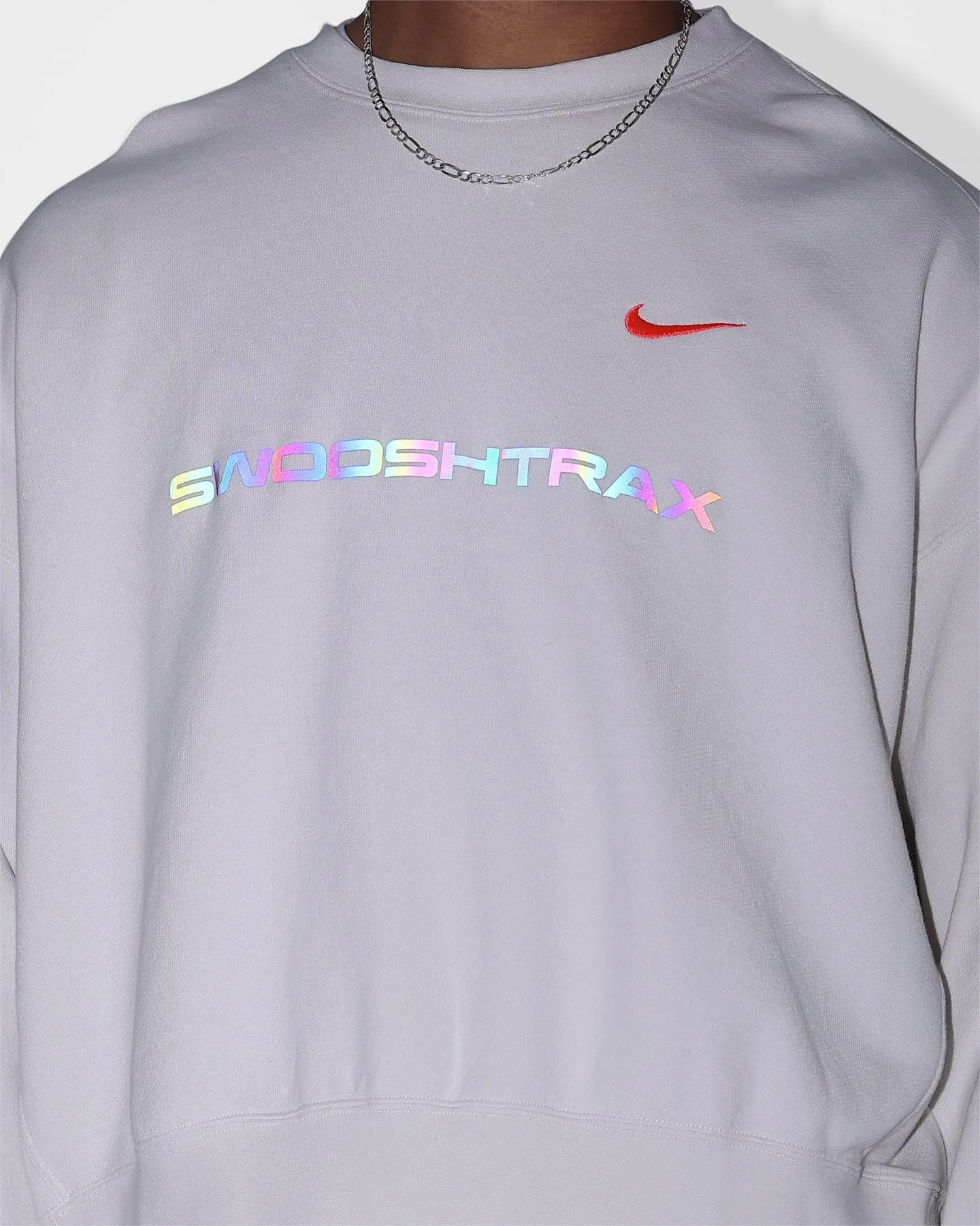 Nike Sportswear Trend Fleece Crewneck Phantom/Black/Bright Crimson